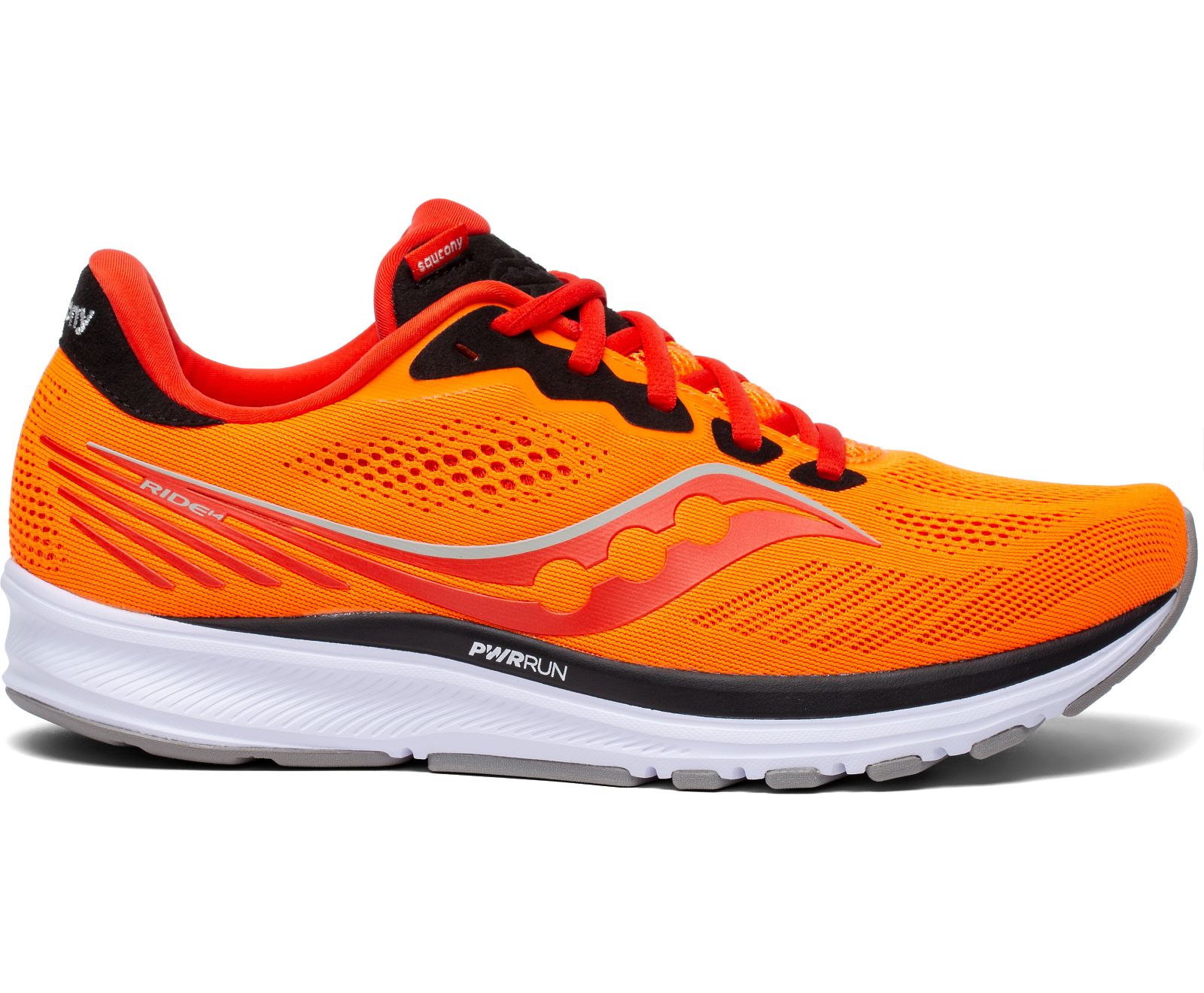 Saucony Ride 14 Löparskor Herr Orange Mörkröda | Sverige 067TCE